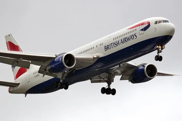 英國航空的波音 767,2013 年「80 年代空中演唱會」就在同型客機上舉行。