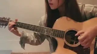 羅婉庭同學吉他演奏"風中的承諾(千千闕歌)"(盧老師編曲)