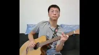 洪同學吉他伴奏"愛在西元前"(盧家宏吉他教材)