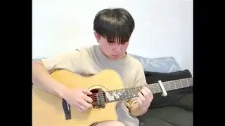 戴同學指彈吉他演奏"願櫻" (盧老師吉他採譜)